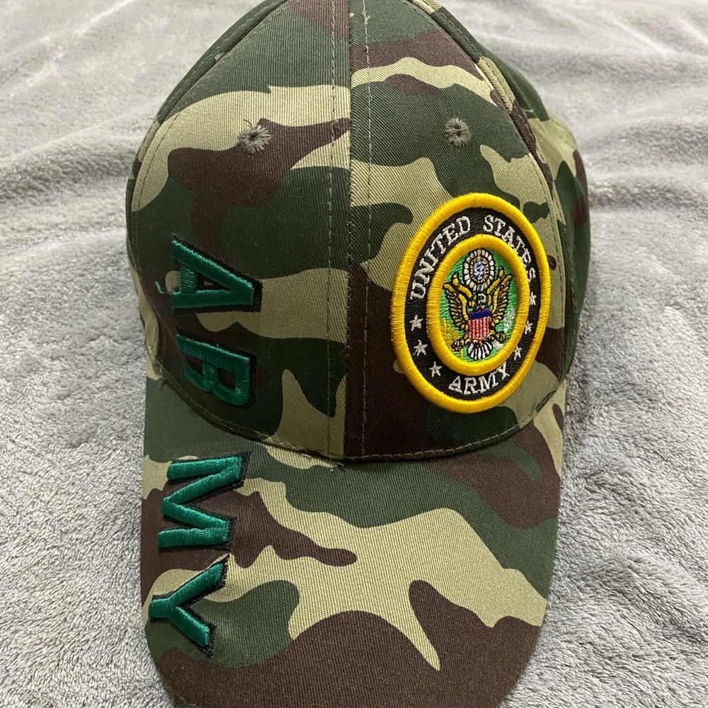 United States Army Camouflage Adjustable Cap